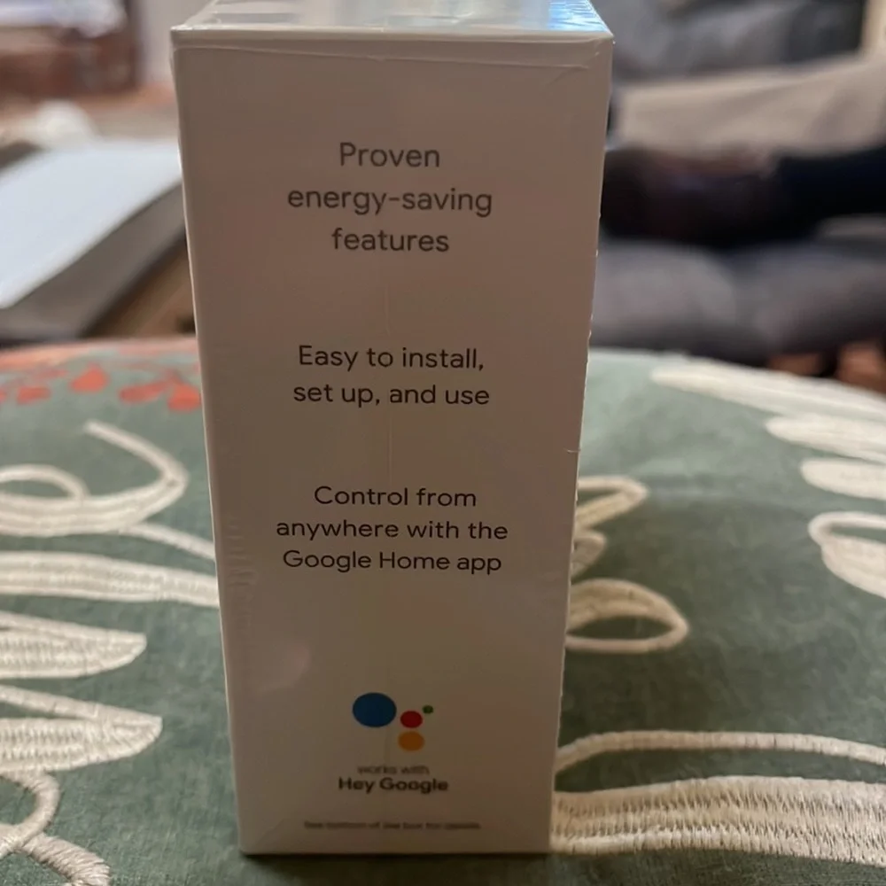 Google nest thermostat snow